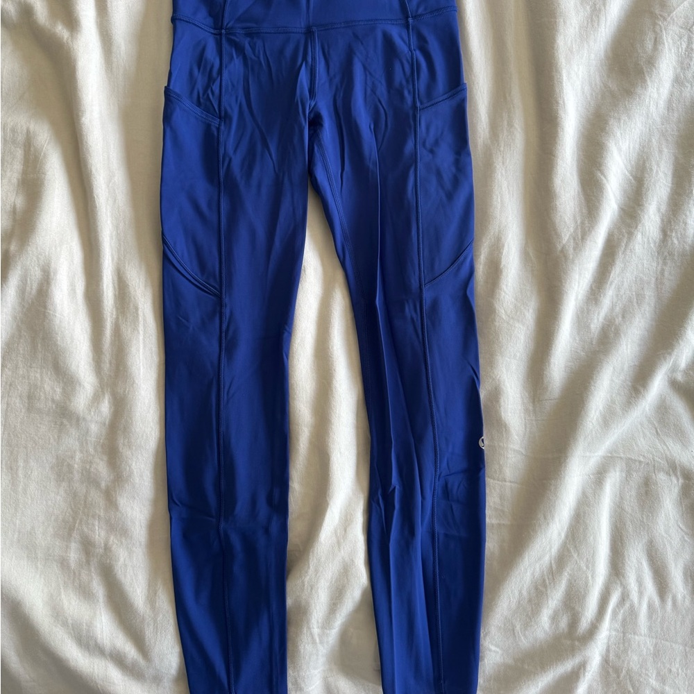 Lululemon- like new: Blue High-Waisted Leggings